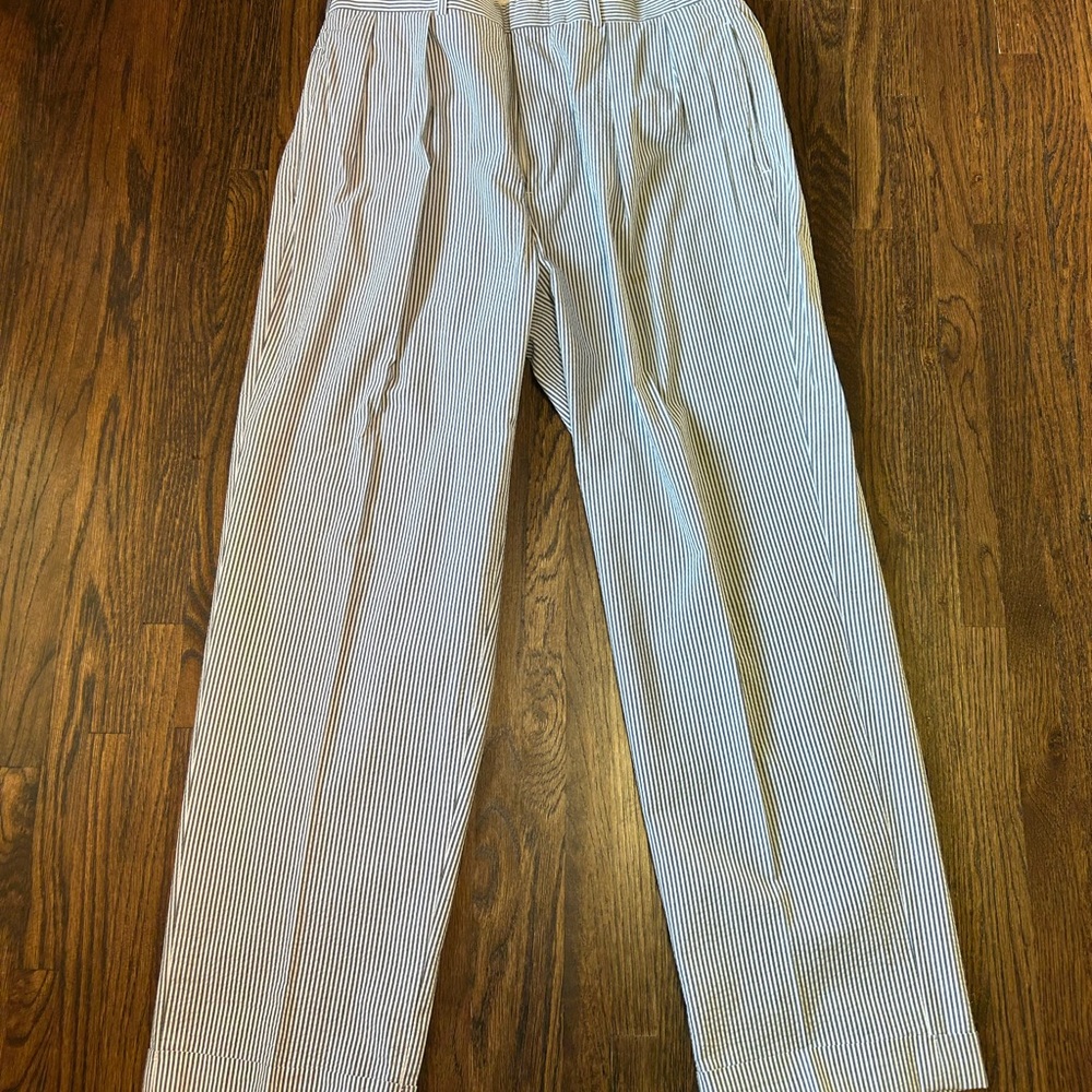 Ralph Lauren Gray and White Dress Pants
